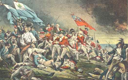 John Trumbull's Battle Of Bunker's Hill