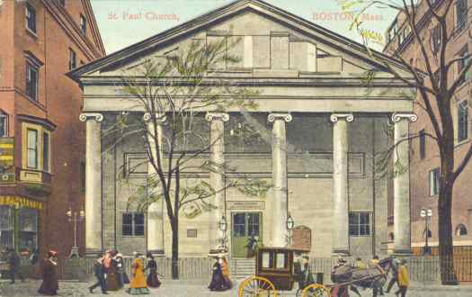 St. Paul's Church Tremont Street, In 1907