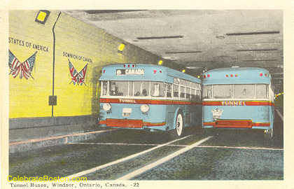Detroit-Windsor Tunnel, 1935