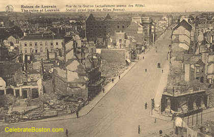 The Ruins At Louvain, 1918
