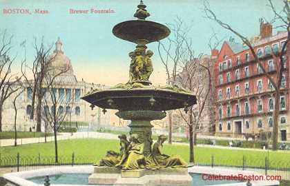 Brewer Fountain And State House