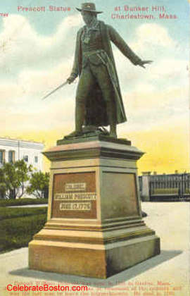William Prescott Statue Boston