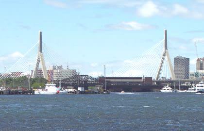 Zakim Bridge Looking West