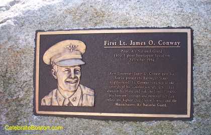 James Conway Memorial Plaque near Logan Airport