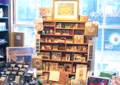 A Window Display At Stamp Of Approval