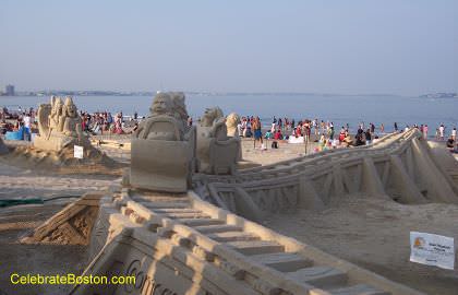 Roller Coaster Sand Sculpture