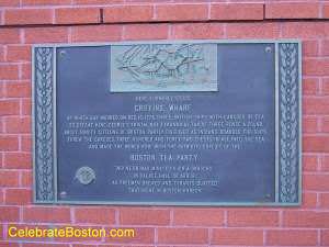 Boston Tea Party Plaque