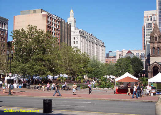 Copley Square Boston Looking East