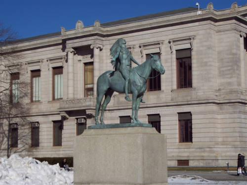Equestrian Statue at the MFA